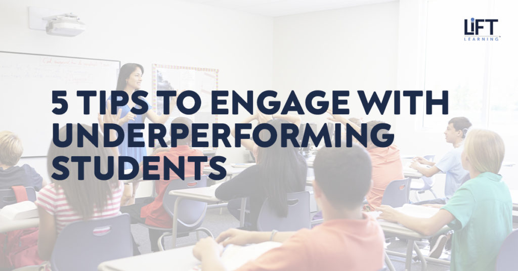 Underperforming Students, How to Engage Students in the Classroom.