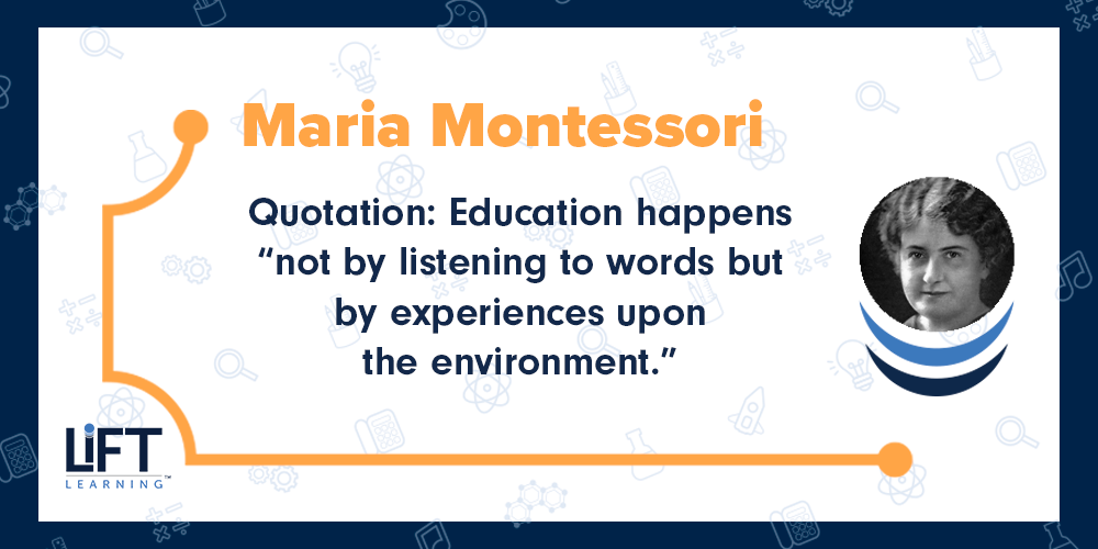 Maria Montessori history of pbl 
